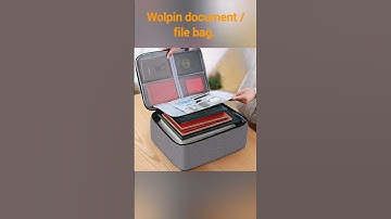 Document Storage Bag Organizer | Document Storage At Home | Fireproof Document Box #shorts