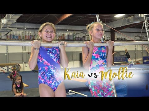 Kaia VS Mollie Gymnastics Challenges| Kaia SGG