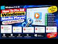 How To Fix All Windows Media Player Errors in Windows 11 &amp; 10