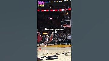 No one ever means to bank home a three-pointer
