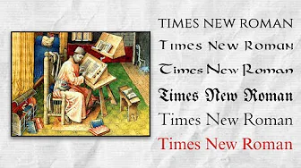 How "Roman" is Times New Roman?