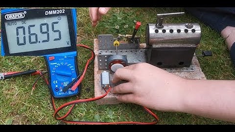 steam engine as a generator? Have a steam engine in your back garden, electronics project.