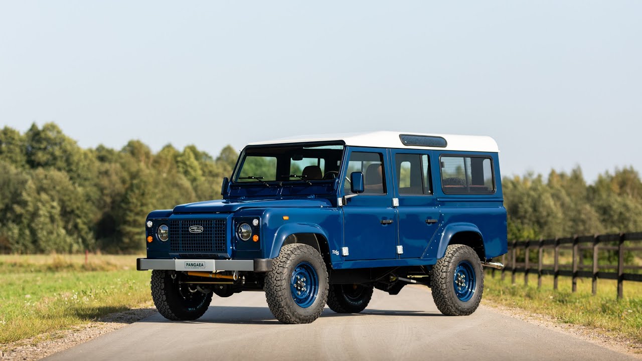 1998 Land Rover Defender 110 | For Sale | Pangaea Classics - YouTube