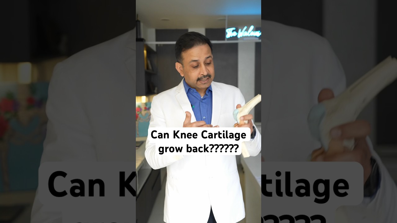 Can cartilage grow back naturally? #drpankajwalecha  #ashortaday #kneepain