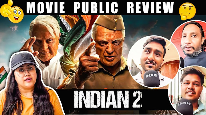 Indian 2 Movie REVIEW | First Ticket Show | Kamal Hassan | Shankar Shanmugham | Public REVIEW