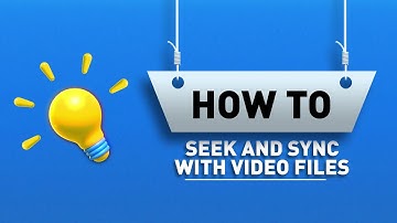 How to Seek and Sync with Video Files |@WASP3DOfficial