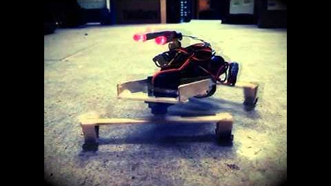 Robots made with lollypop sticks using PICAXE