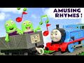 The Funlings Ride On Thomas while Making Up and Singing Rhymes