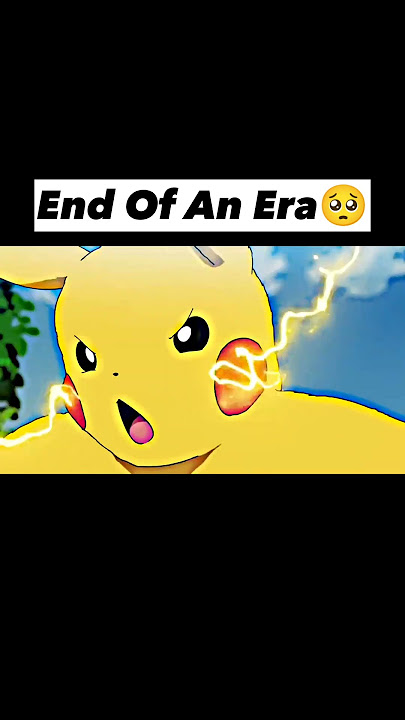 The End Of An Era 💔🥺 | #trending #viral #pokemon #pokemonend #pokemonfinish #ashandpikachu #end