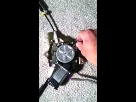 Nissan window motor - YouTube