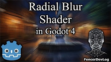 Godot 4: Radial blur shader (tutorial)