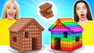 Real Food vs Chocolate Food Challenge | Funny Moments by Multi DO Fun Challenge