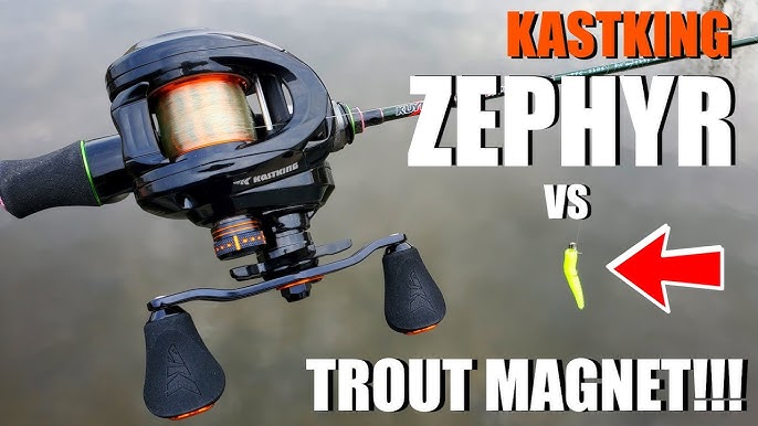 KastKing Zephyr BFS Reel Casting on Zero Brakes using Sharky 3