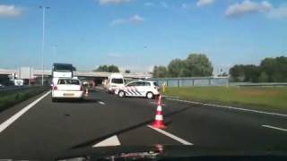 A4 Bij Zoeterwoude 5 Augustus 2010