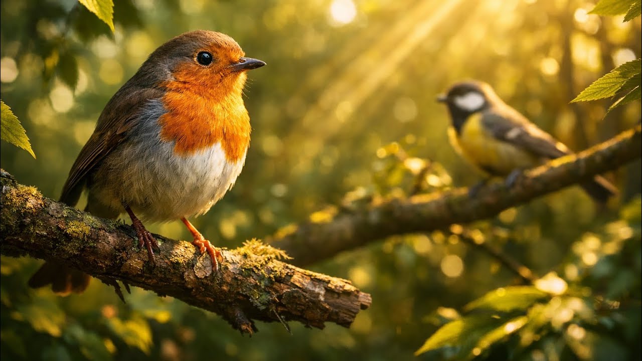 Birds Singing in the Forest 🌿🐦 Relaxing Bird Sounds & Peaceful Nature ...