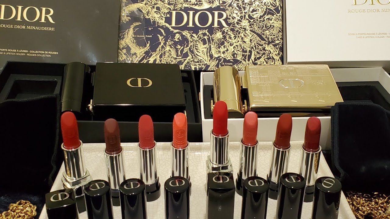 DIOR Rouge Dior Minaudière - Limited Edition / Clutch and Lipstick Holder 