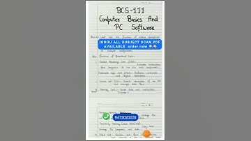 IGNOU ALL SUBJECT SCAN PDF AVAILABLE 2025-26// HANDWRITTEN ASSIGNMENT AVAILABLE ORDER NOW// #scanpdf