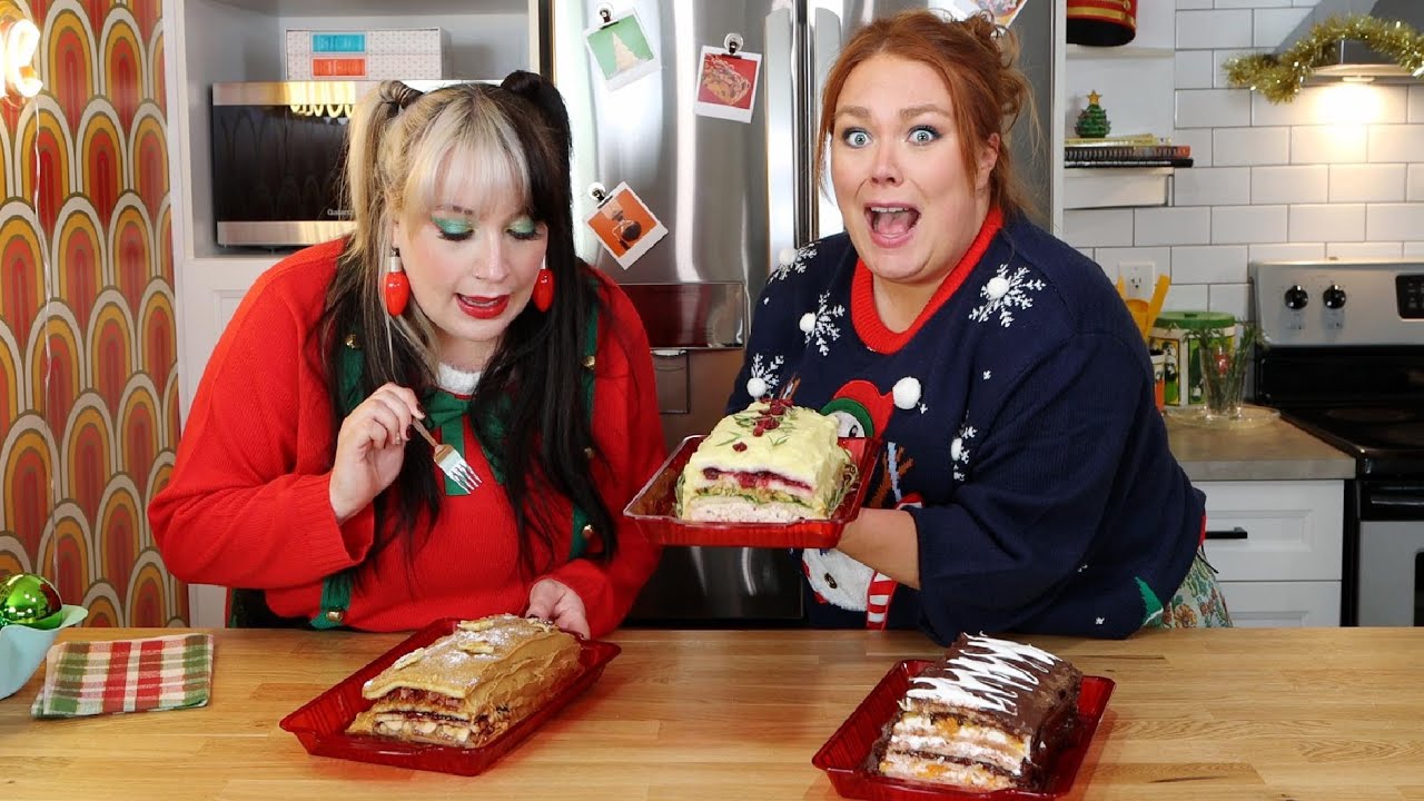 2FillesOrdinaires goûtent à des pains sandwich en trois versions... louches!