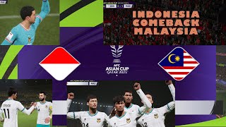 Indonesia vs Malaysia. Efootballtm 2024 Gameplay For PC