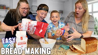 5 ingredient easy bread recipe kid size cooking