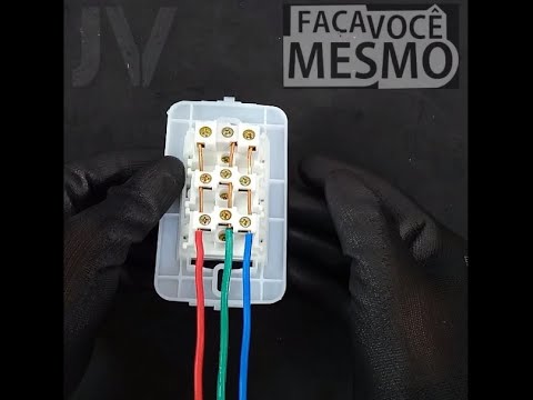 Como instalar Tomadas Triplas 