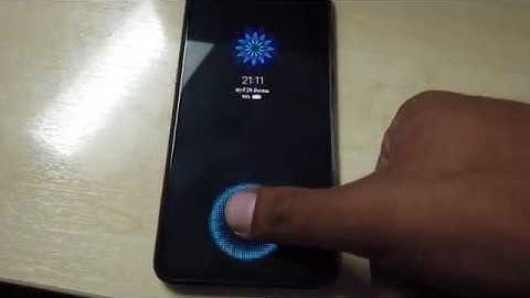 On screen Finger print  Xiaomi MI9