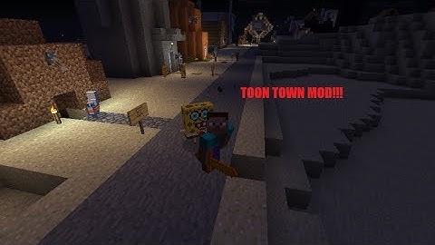 TOON TOWN SPONGEBOB (ECT) minecraft mod showcase 1.6.4