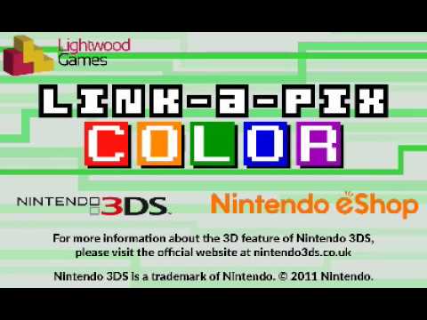 Link-a-Pix Colour for Nintendo 3DS Trailer