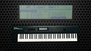 Roland D-70 - Factory Presets Demo (Sounds Only)