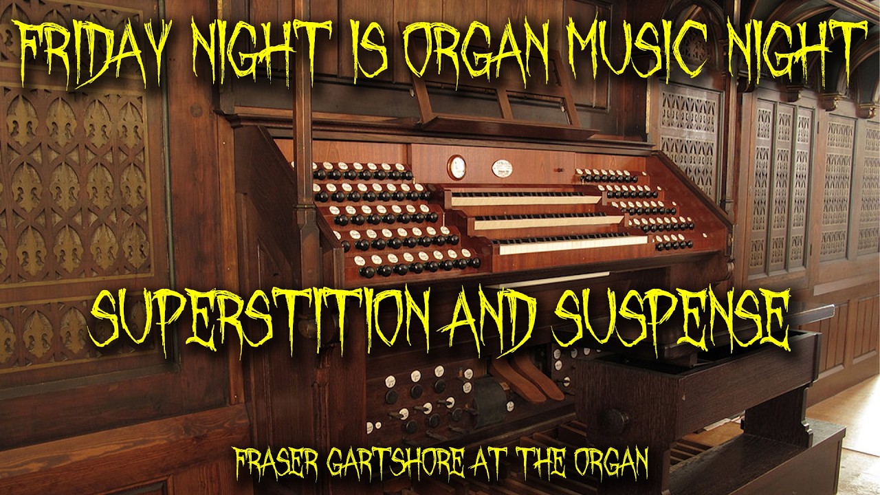 🔴 Superstition & Suspense 🐈‍⬛ Dramatic Organ Music LIVE