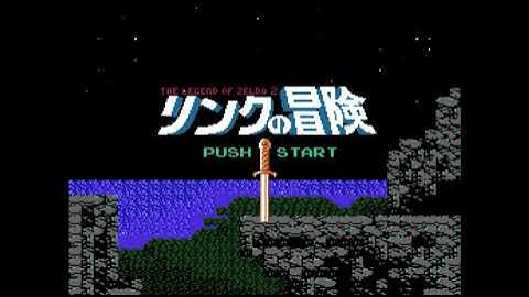 Zelda II - The Adventure Of Link (Link No Bouken - The Legend Of Zelda 2) (FDS) Intro Theme Music