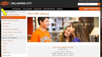 OSU-OKC Library: Off-Campus Access to Online Databases