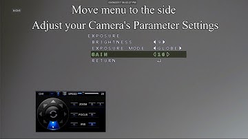 THZ80P Camera Coax Control Settings Instructions