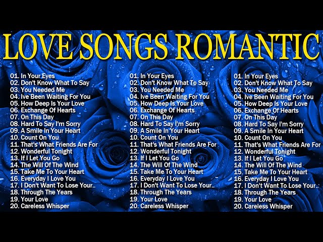 Relaxing Love Songs 80's 90's - Romantic Love Songs-falling in love Playlist class=