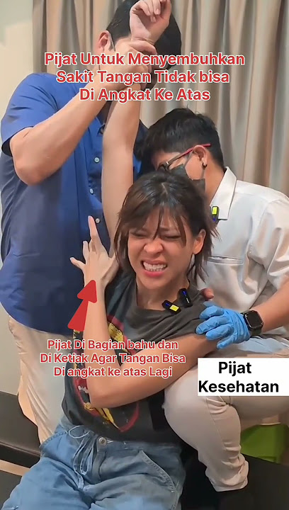 pijat untuk menyembuhkan sakit tangan tidak bisa di angkat ke atas #abj #pijat #video #shorts