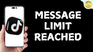 How to Fix Chat Message Limit Reached TikTok | TikTok Chat Messages Limit Reached