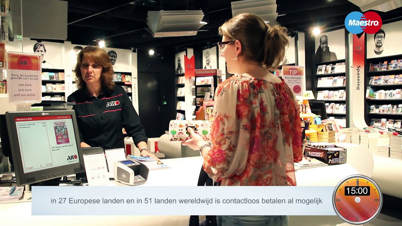 Demonstratiefilm contactloos betalen