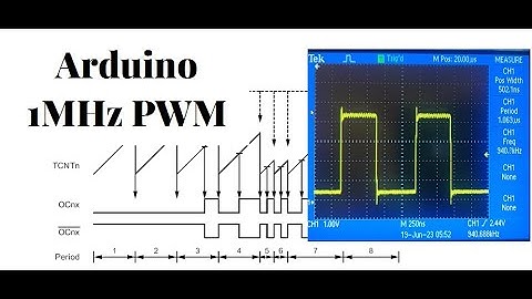 OPA Ep5 - Arduino 1MHz Fast PWM Output Compare Registers