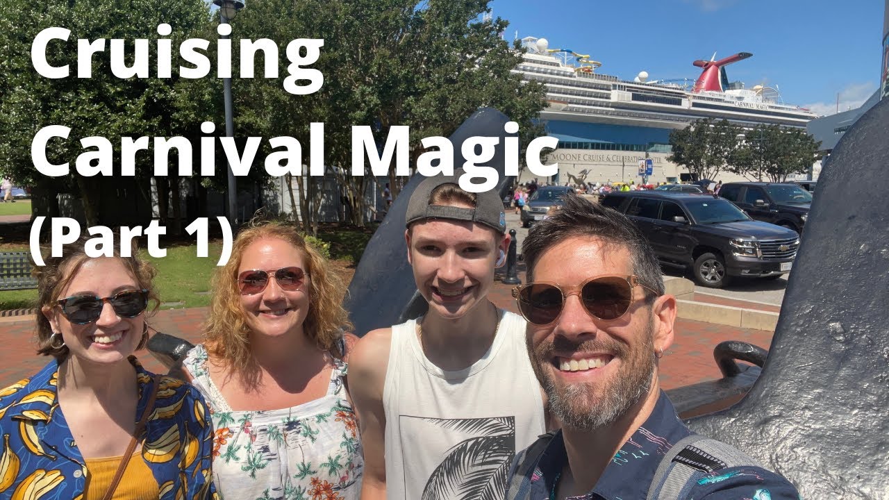 Cruising Carnival Magic (Part 1) Boarding, Exploring, Oceanview Room