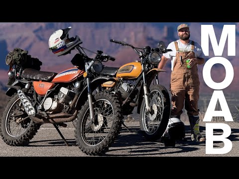 MOAB on 50 year old dirt bikes?! YES