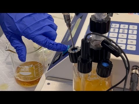 Karl Fischer test for transformer oil