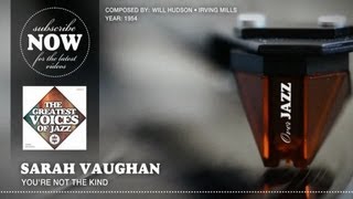 Sarah Vaughan - You're Not The Kind (1954)