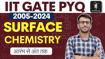 Surface Chemistry IIT GATE PYQ (2005 - 2024) A to Z
