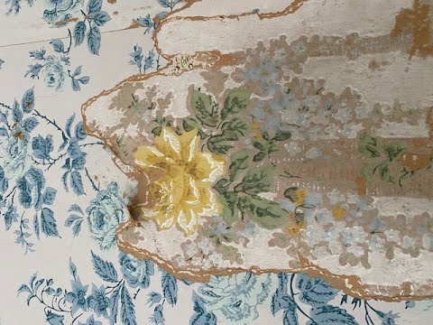 Removing Layers of Old Wallpaper over Plaster Walls: Wye Oak Cottage