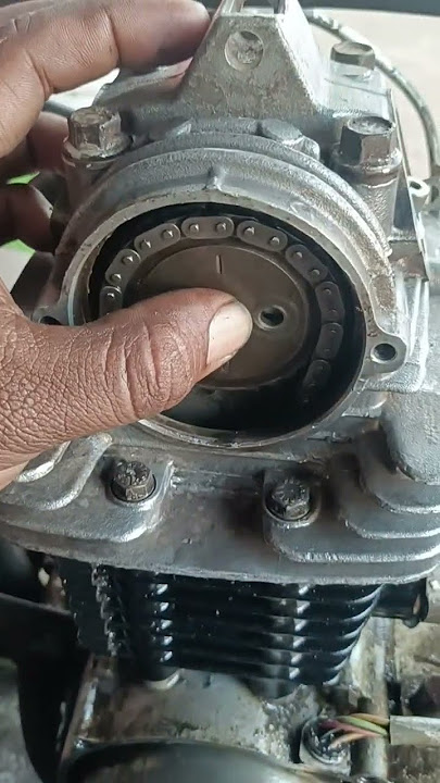 Bajaj boxer ka timing chain ,magnet 🧲 timing#mechani#bike lover#trending#hard work