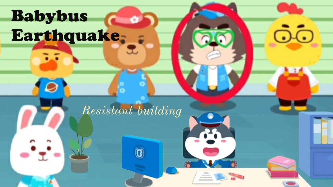 Babybus earthquake resistant building work # srjitstudio # Short video ...