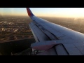 Southwest Airlines 737-300 (Classic) Approach, Flaps, Landing, and Taxi to Gate in PHX