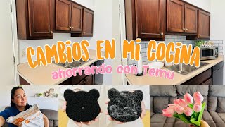 ✨Beautiful changes in my small kitchen 💡Decorating ideas | 🌷Wallpaper makeover + HAUL #temu screenshot 5