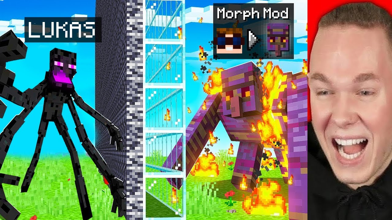 ich CHEATE mit MORPH MOD im MOB BATTLE.. 😂 (ER WIRD SAUER)