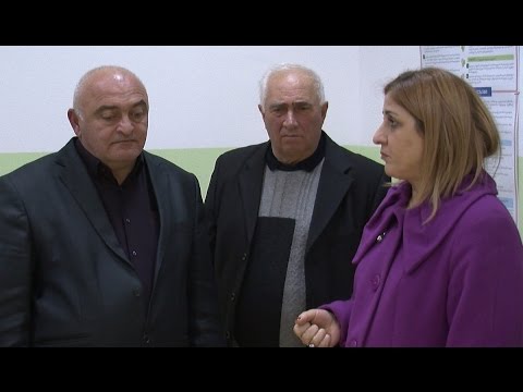 რეაბილიტირებულ ჯვარისის საჯარო სკოლას ელისო ჩაფიძემ ინვენტარი და საახალწლო საჩუქრები გადასცა